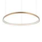 Подвесной светильник Ideal Lux Gemini Sp D061, двухпозиционный Ottone 4000k 372174 — изображение 4
