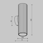 Maytoni Wall Lamp Calipso C106WL-02-GU10-BS — изображение 22