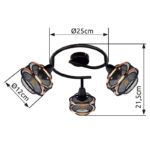 Потолочная лампа Globo Lighting Bellona 54020-3 — изображение 18