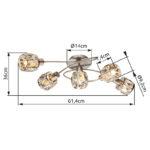 Светильник Globo Lighting Kris 54356 потолочная лампа 5 — изображение 16