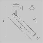 Maytoni Focus T C141CL-L300-6W3K-B потолочная лампа — изображение 22