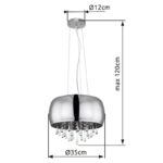 Висячая лампа Globo Lighting Kalla 15809H — изображение 16