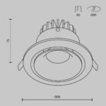 Maytoni Yin DL031-L12W4K-D-B корпус — изображение 22