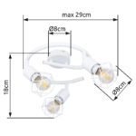 Плафон Globo Lighting Xara и 54802W-3 — изображение 21