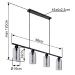 Швейцарский Globo Lighting Hadera 15465-4H — изображение 20