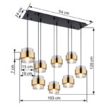 Швейцарский Globo Lighting Milley 15560-8H — изображение 26