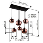 Люстры Globo Lighting Maxy 15548-6HG — изображение 28
