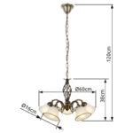 Люстра Globo Lighting Odin 60208-5 — изображение 13