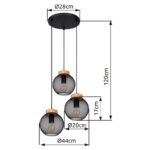 Люстра Globo Lighting Pablo 15663 3H — изображение 16