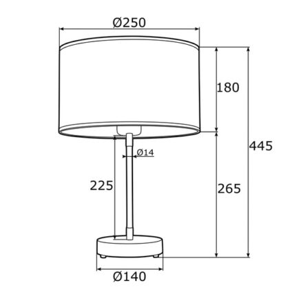 Лампа Argon Caser Desk 4298