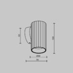 Maytoni Wall Lamp Calipso C106WL-01-GU10-BS — изображение 3
