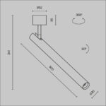 Maytoni Focus T C141CL-L300-6W3K-B потолочная лампа — изображение 3