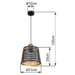 Светильник Globo Lighting Ablona 15451H Висячая лампа — изображение 4