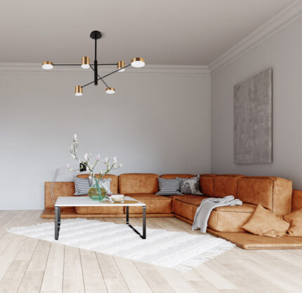 Висячая лампа Italux Remdal PND-16374-6-BK-GD-3K
