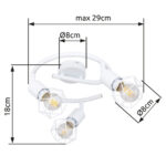 Плафон Globo Lighting Xara и 54802W-3 — изображение 5