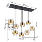 Швейцарский Globo Lighting Milley 15560-8H — изображение 5