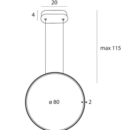 Zwis Maxlight Visual P0653