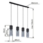 Люстра Globo Lighting Annika 21000-4HB — изображение 5
