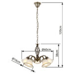 Люстра Globo Lighting Odin 60208-5 — изображение 3