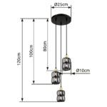 Люстра Globo Lighting Wolli 15761 3B — изображение 4