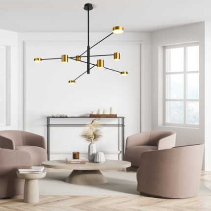 Люстра Italux Remdal PND-16374-BK-GD-3K
