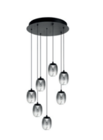 Azzardo Pamela 27 AZ5825 Black/Clear Single Zwis — изображение 7