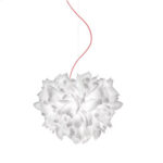 Итальянская люстра Slamp Veli Foliage с красным кабелем — изображение 9