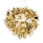 Итальянская потолочная лампа Slamp Veli Aurea Large 78 cm White Gold — изображение 23