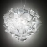Итальянская потолочная лампа Slamp Veli Aurea Medium 53 см White Gold — изображение 17