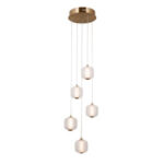 Висячая лампа Italux Ganti PND-34362-6H-HBR-OPAL — изображение 6
