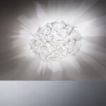 Итальянская люстра Slamp Veli Aurea Large 60 cm White Gold с красным кабелем — изображение 11