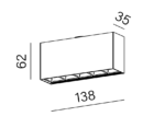 AQForm Rafter 14 с белым светодиодным покрытием 47031-M930-WB-00-12 — изображение 22