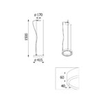 Cleoni 1408/71/LA235/A1/962/3000K 41,5 см Zwis Alfredo 25W LED — изображение 20