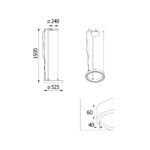 Cleoni 1408/71/LA235/A2/192/3000K 52.5 см Zwis Alfredo 31.5W LED — изображение 20