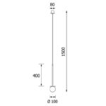 Клеони Коттон 40 DM101/P/ER/B/962 G9 Современный швейцар 10 см — изображение 20
