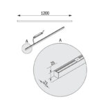Клеони MINILINE 22.8 LED 120 см FP003/A3/P/OP/116/830 Plafoniera — изображение 25