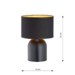 Emibig Aspen Ln1 Black/Gold (1323/LN1) Настольная лампа — изображение 19