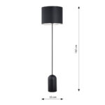 Emibig Aspen Lp1 Black/White (1322/LP1) стоячая лампа — изображение 20