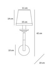 Kinkiet Dann Lux Glasgow Wall 1 DLD0146 хромированный металл — изображение 13