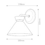Настенная лампа Elstead Lighting ALM-HALSTON-1WB-GD — изображение 19