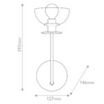 Настенная лампа Elstead Lighting ALM-SYLOVA-1WB-BK-CL — изображение 23