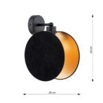 Emibig Wall Lamp Motif K1 Black/Gold (1325/K1) — изображение 24