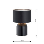 Настольная лампа Emibig Aspen Ln1 Black/White (1322/LN1) — изображение 19