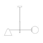 Потолочная лампа Emibig Hermes 2 White (1348/2) — изображение 20