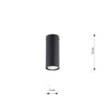Потолочная лампа Emibig Tecno 1s Black (1316/1S) — изображение 25