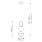 Висячая лампа Elstead Lighting ALM-BIJOU-P3-GD — изображение 18