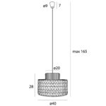 Висячая лампа Maxlight Raffle P0587 — изображение 10
