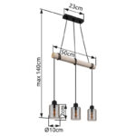Висячая лампа Globo Lighting 15465-3H Hadera — изображение 13
