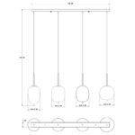 Висячая лампа Globo Lighting Blacky 15345-4 — изображение 20