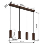 Висячая лампа Globo Lighting James 57918-4H — изображение 22